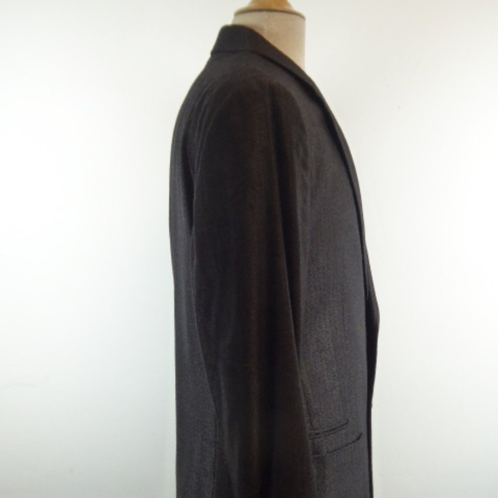 New Theory Solid Gray Wool Stretch Two Button Bla… - image 6